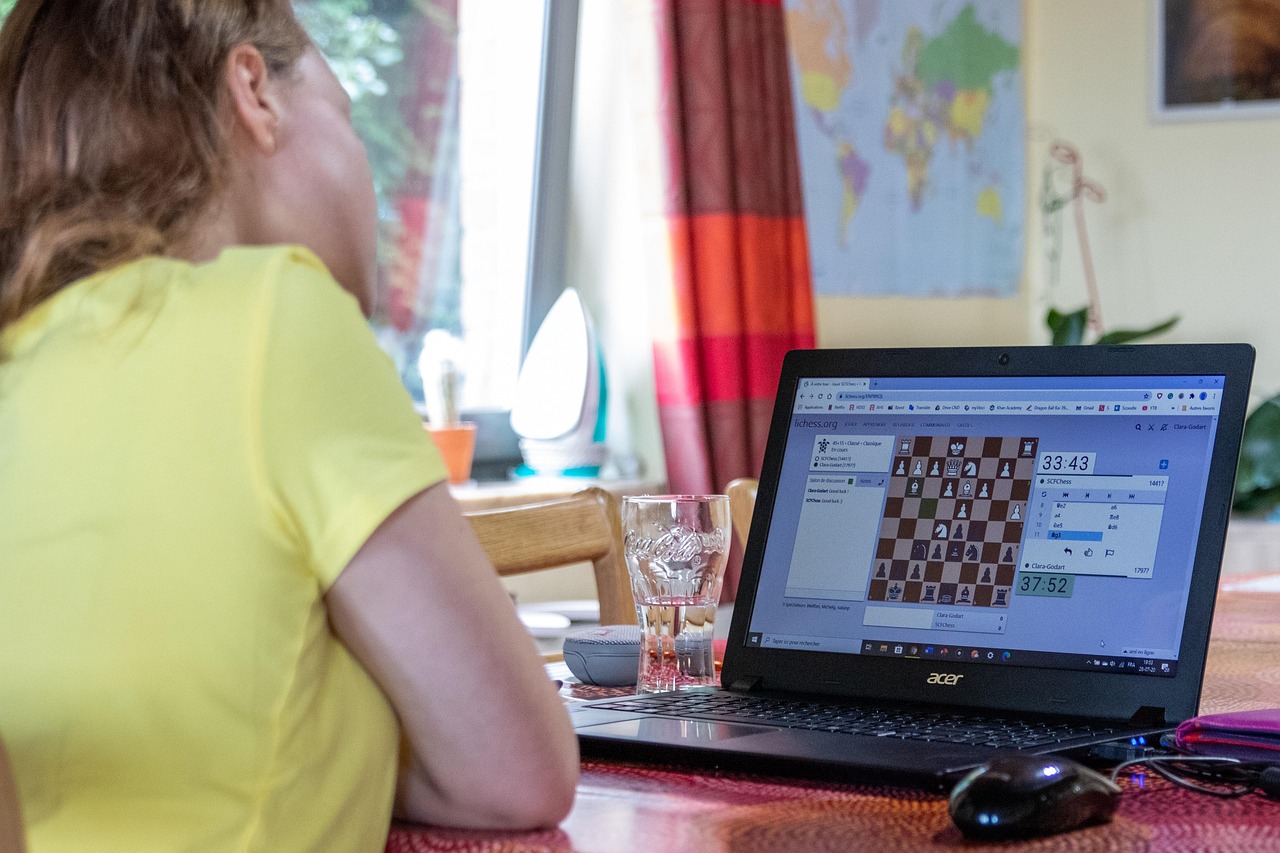 cta-02 online chess tournament, laptop, girl, home, online chess, tournament, competition, online, virtual, technology, online chess, online chess, online chess, online chess, online chess